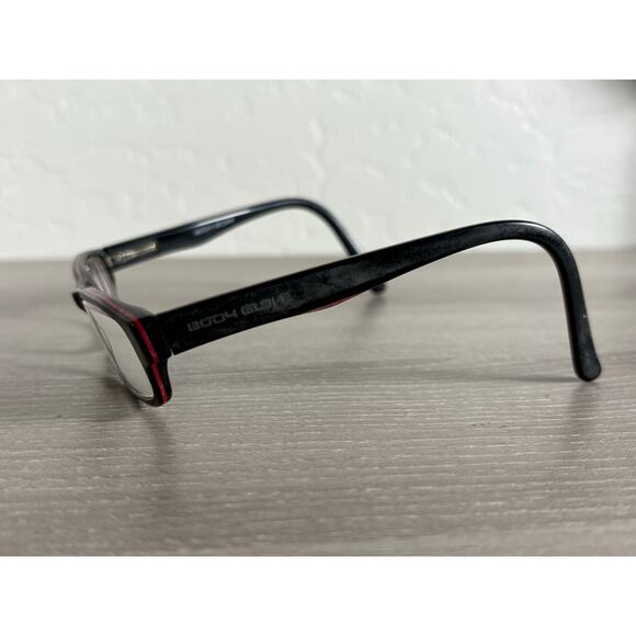 Body Glove BB113 Eyeglass Frames 48-16-135 Black Red Rectangle Unisex- EUC - Picture 4 of 7